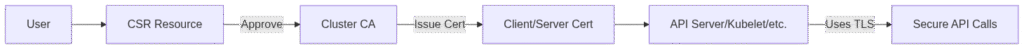 Lifecycle of Certificates in Kubernetes