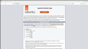 Install Apache on Ubuntu